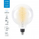 Bombilla LED Smart WiFi E27 G200 Regulable WIZ Filamento 6.7W