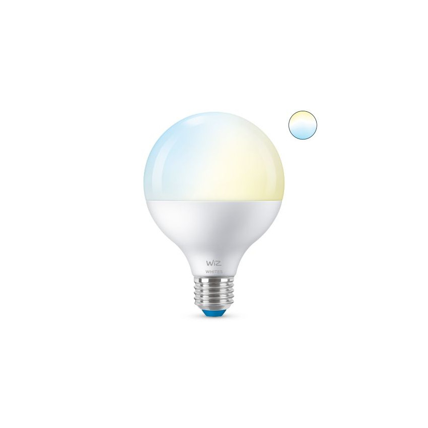 LED Lamp Smart WiFi + Bluetooth E27 G95 CCT Dimbaar WIZ 11W 
