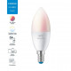 Bombilla LED Smart WiFi + Bluetooth E14 C37 RGBCCT Regulable WIZ 4.9W