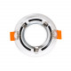 Aro Downlight Circular Blanco para Bombilla LED GU10 / GU5.3