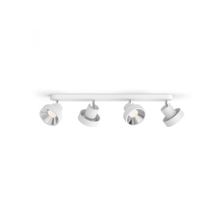 Plafondlamp PHILIPS Bukko LED 4x4.3W met 4 Spotlight