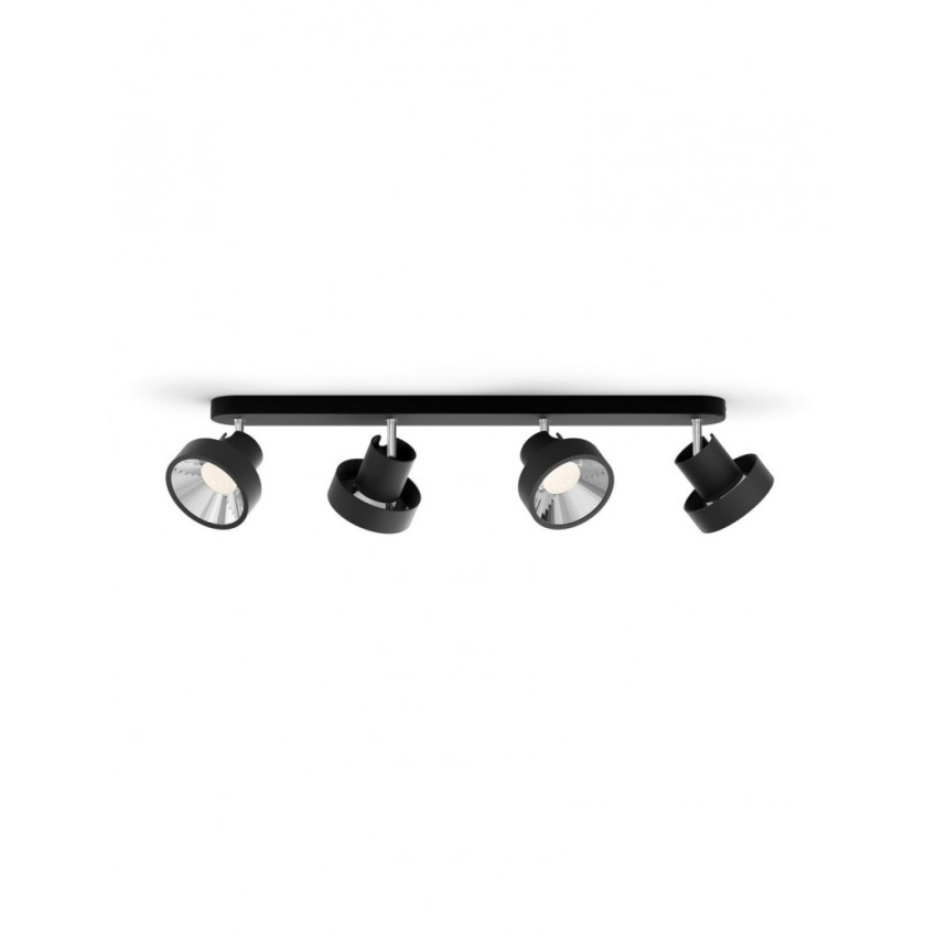 Lámpara de Techo LED con Cuatro Focos PHILIPS Bukko 4x4.3W