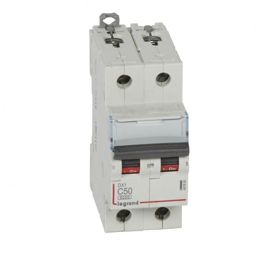 Installatieautomaat Industrieel 2P 50-63A 10kA Curva C LEGRAND DX³ 407805