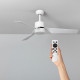 Ventilador de Techo LED 12W Plata 52YFT