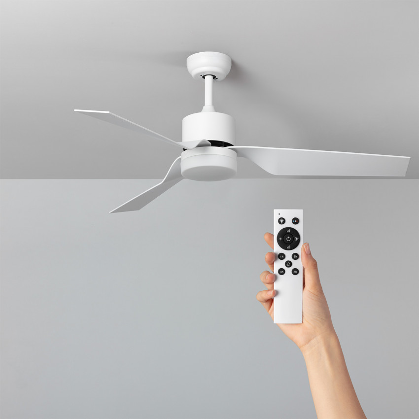 Plafondventilator Minimaal PRO Wit LED 132cm Motor DC
