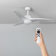 Ventilador de Techo Leo LED Blanco 60W
