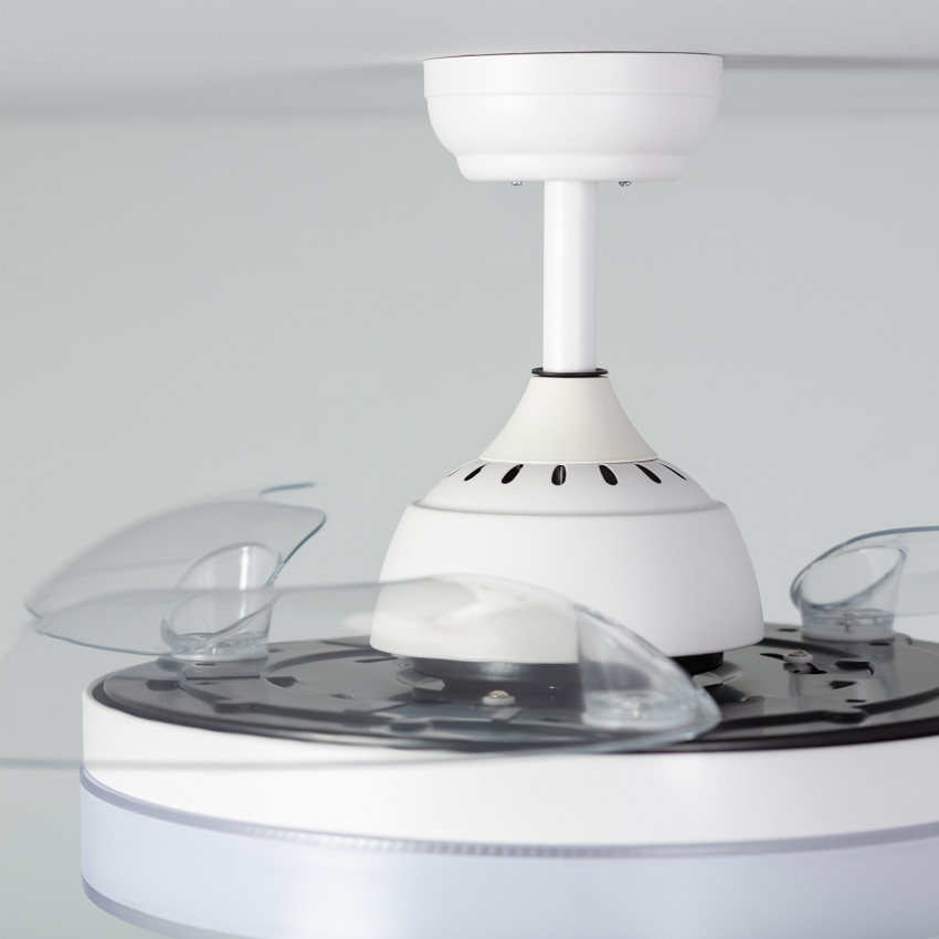 Ventilador de Techo Caicos LED Blanco 36W DC 