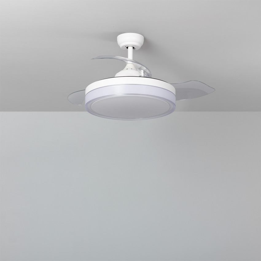 Ventilador de Techo Caicos LED Blanco 36W DC 