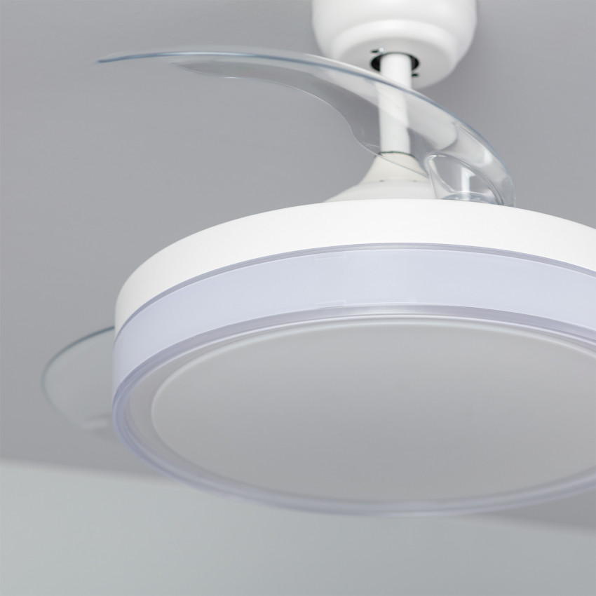 Ventilador de Techo Caicos LED Blanco 36W DC 