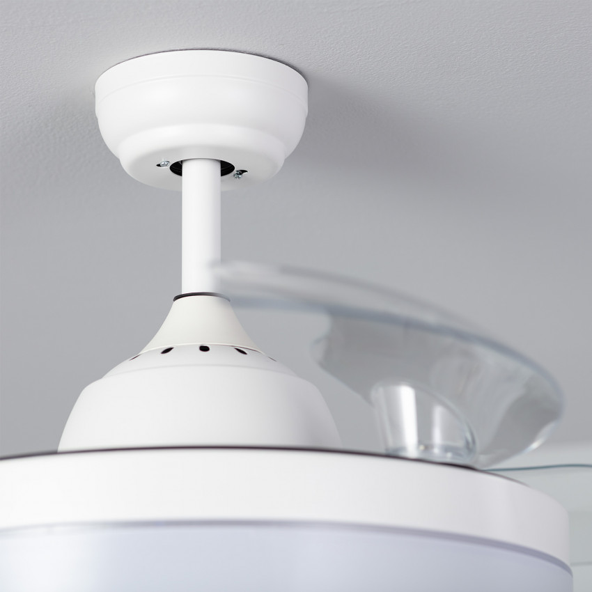 Ventilador de Techo Caicos LED Blanco 36W DC 