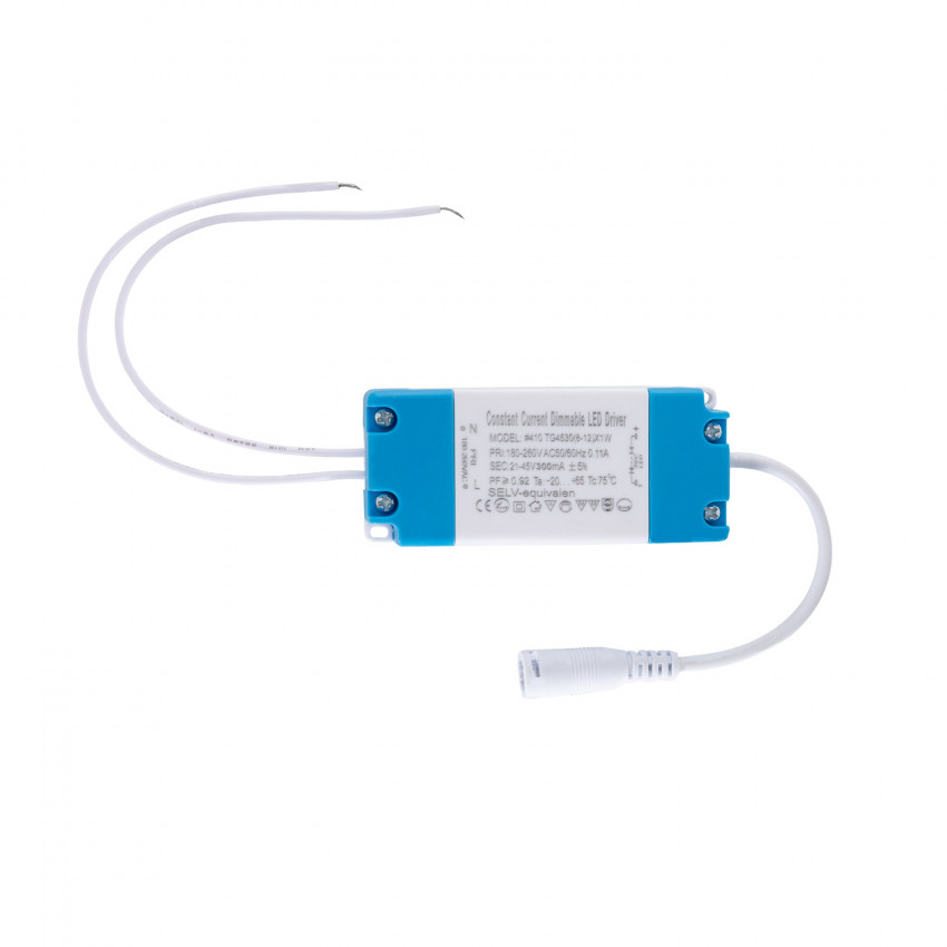 Driver Dimbaar TRIAC 180-260V Uitgang 21-45V 300mA 12W 