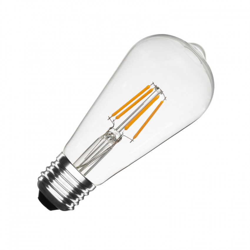 LED Lamp E27 Filament Dimbaar 6W ST64 Big Lemon