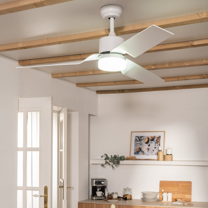 Ventilador de Techo LED 12W Plata 52YFT