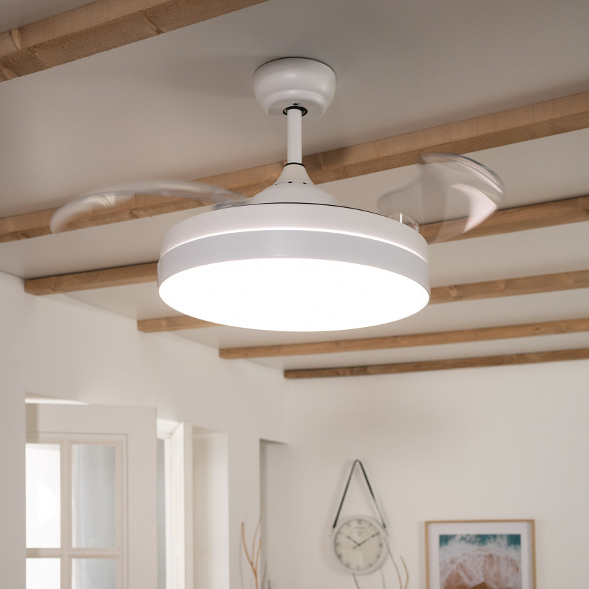 Ventilador de Techo Dalori LED Blanco 36W DC