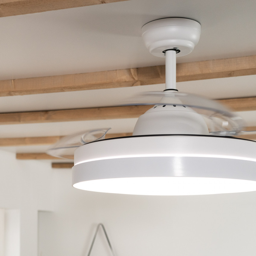 Ventilador de Techo Dalori LED Blanco 36W DC