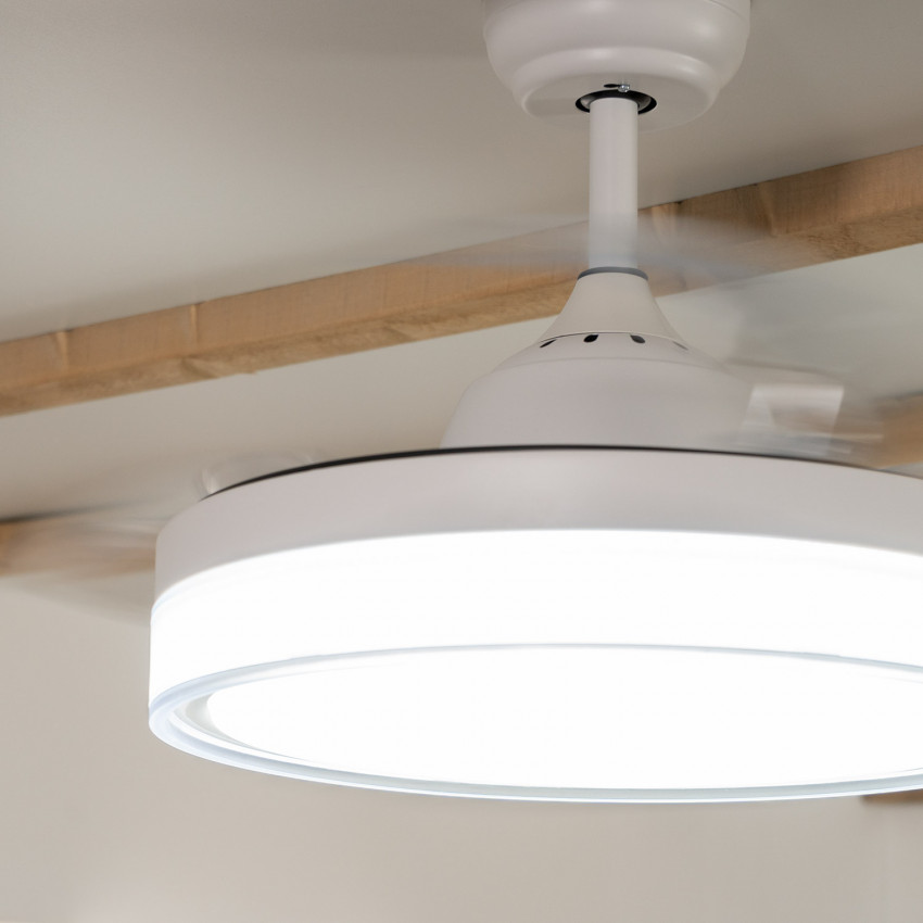 Ventilador de Techo Caicos LED Blanco 36W DC 
