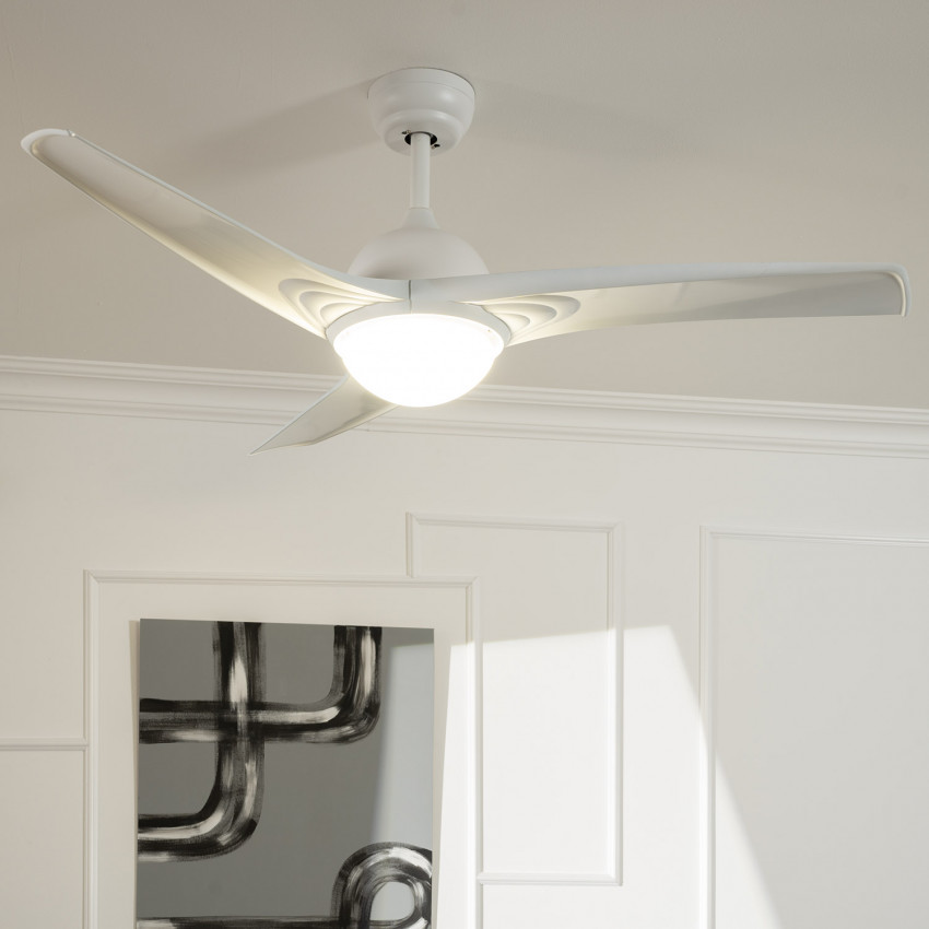 Ventilador de Techo Leo LED Blanco 60W