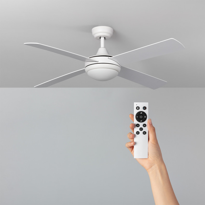 Plafondventilator LED Baffín Wit  132cm Motor DC