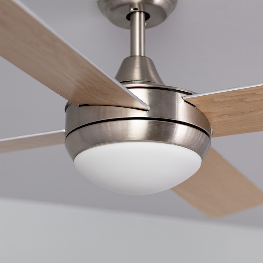 Ventilador de Techo Leirus LED Niquel 60W