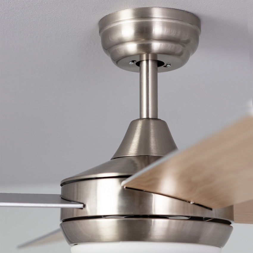 Ventilador de Techo Leirus LED Niquel 60W