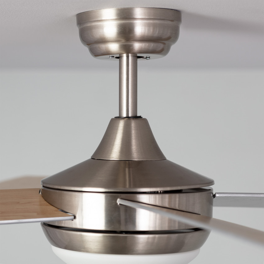 Ventilador de Techo Leirus LED Niquel 60W