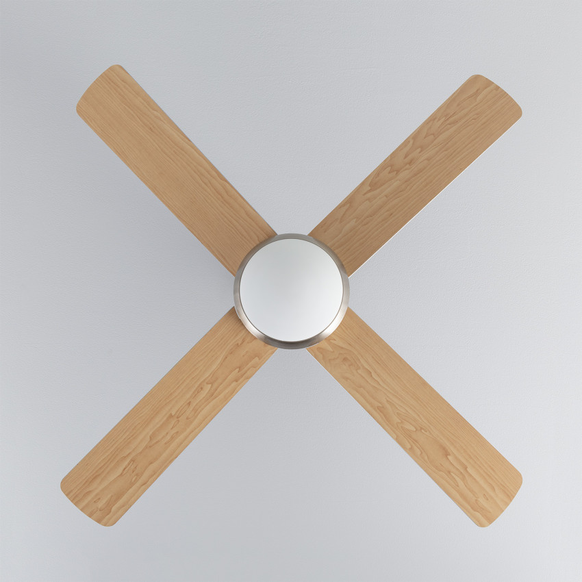 Ventilador de Techo Leirus LED Niquel 60W