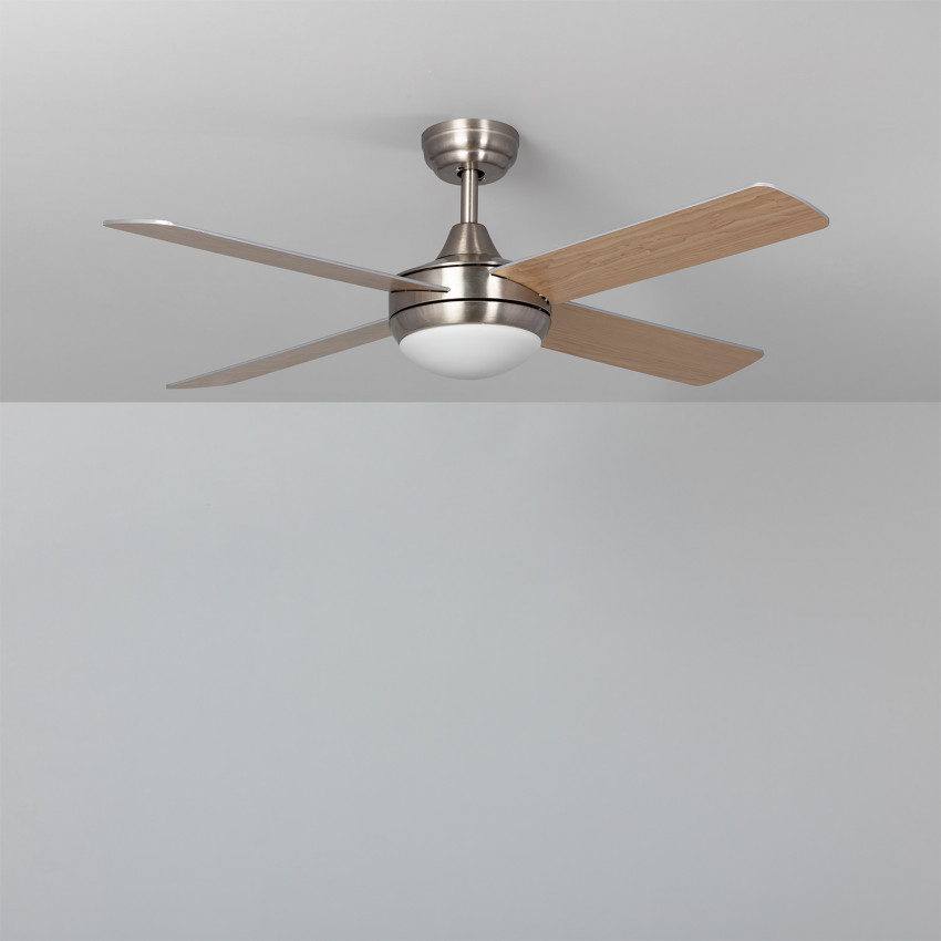 Ventilador de Techo Leirus LED Niquel 60W