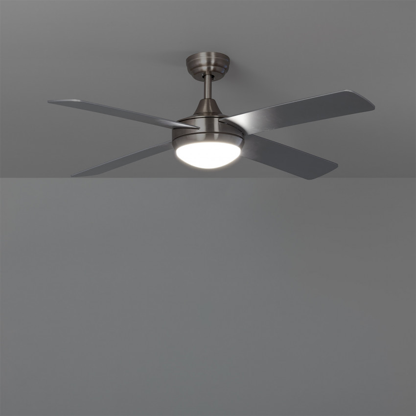 Ventilador de Techo Leirus LED Niquel 60W
