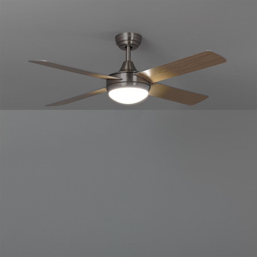 Ventilador de Techo Leirus LED Niquel 60W