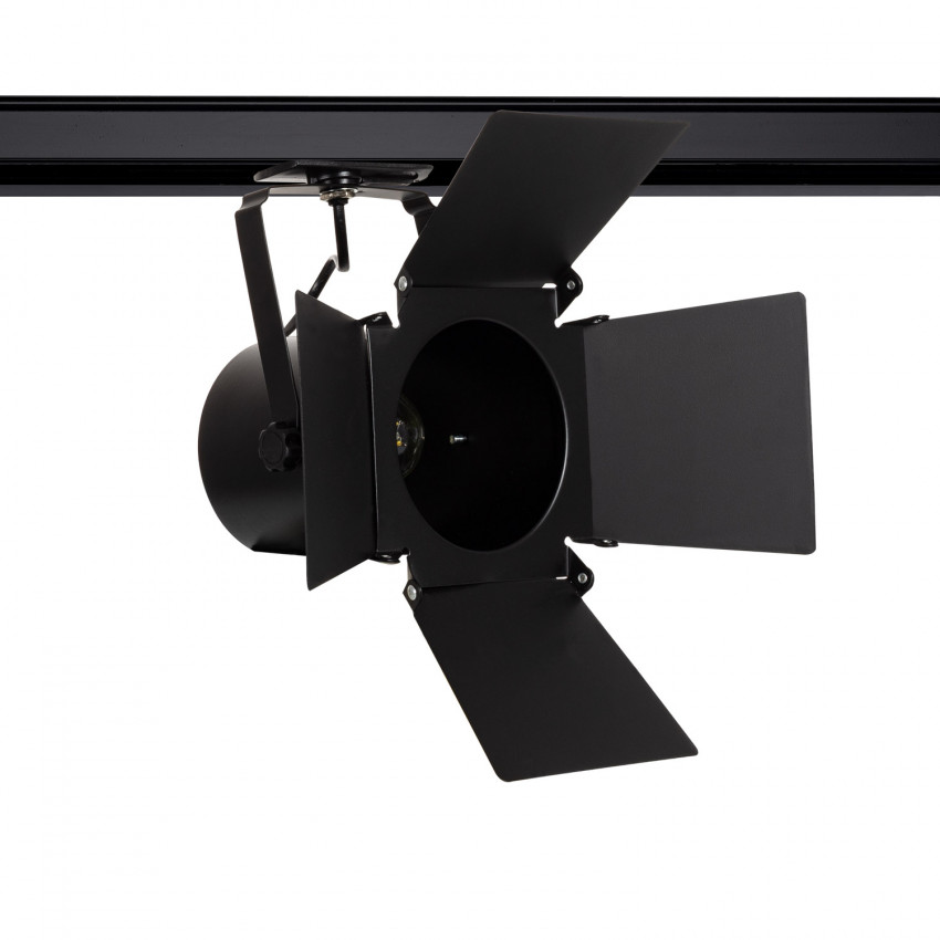 Lamphouder Cinema voor E27 PAR30 lampen Tweefasige Rail