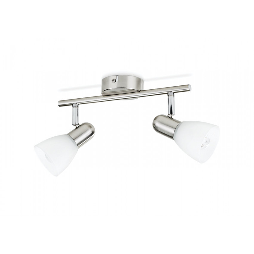 Plafondlamp PHILIPS Burlap LED met 3 Spotlights