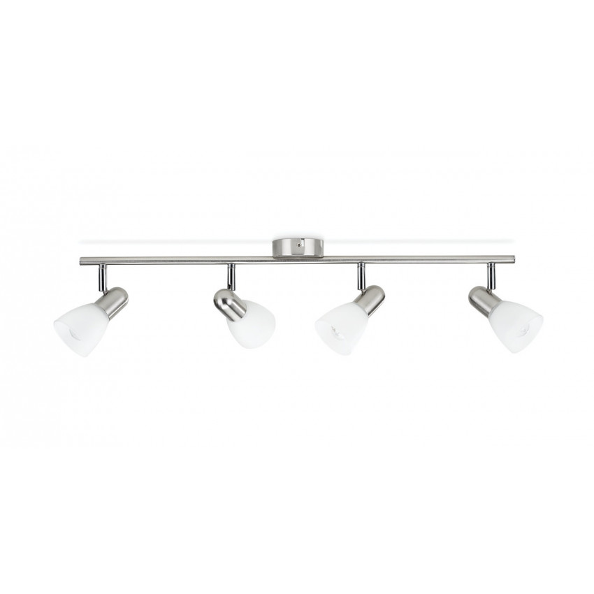 Plafondlamp PHILIPS Burlap LED met 4 Spotlights in een Spiraal