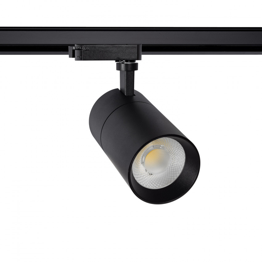 Spotlicht New Mallet zwart LED 30W Dimbaar No Flicker voor Eenfasige Rail (UGR 15)