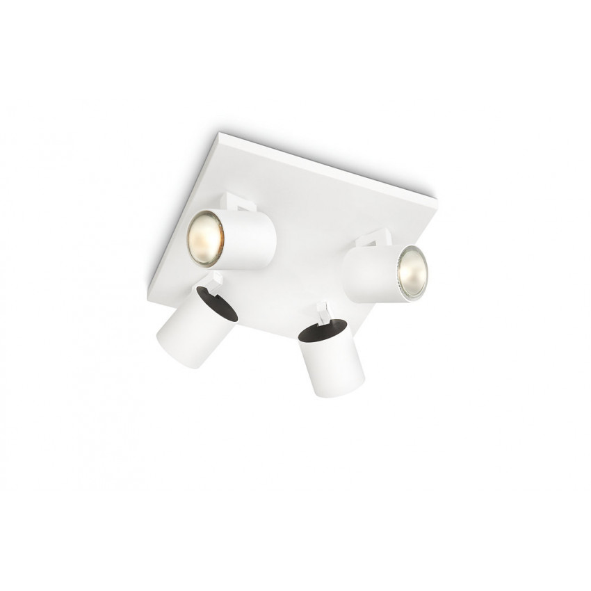 Plafondlamp PHILIPS Runner met 4 Spotlights