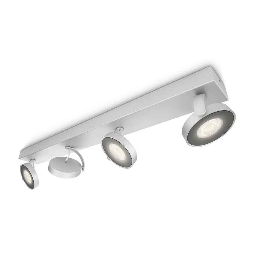 Lámpara de Techo LED Regulable WarmGlow 4x4.5W PHILIPS Clockwork