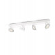 Lámpara de Techo LED Regulable WarmGlow 4x4.5W PHILIPS Clockwork