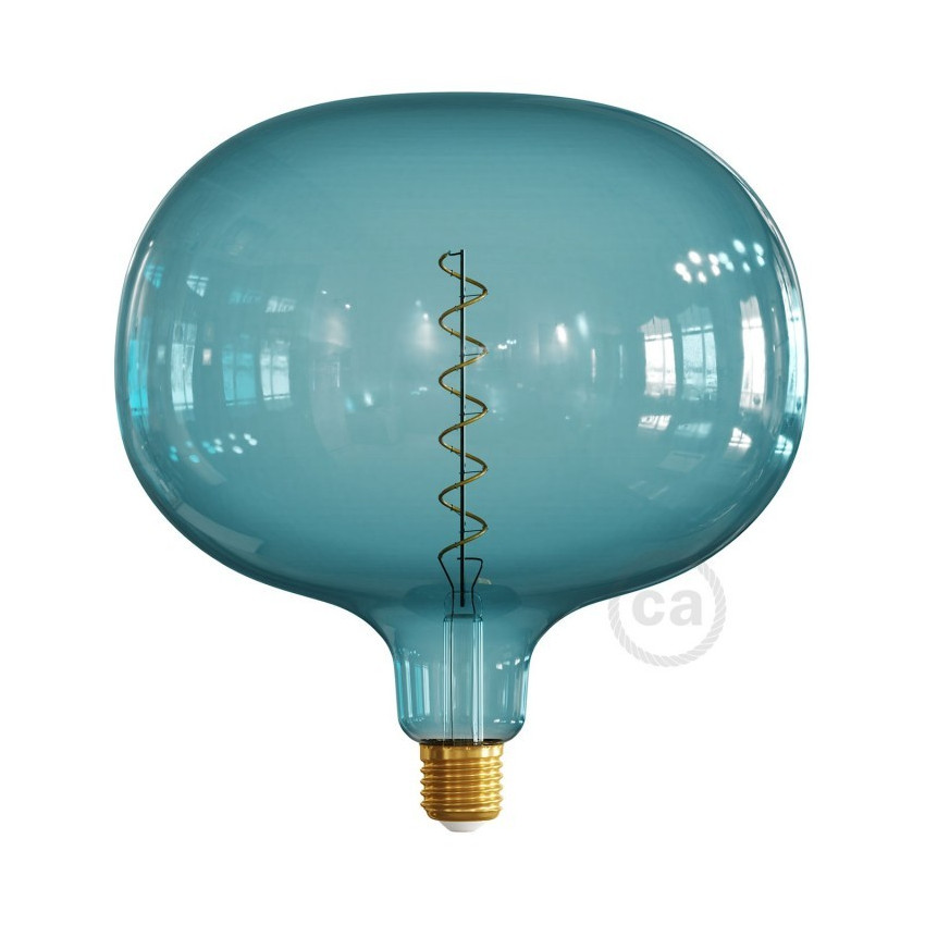Bombilla LED E27 Regulable Filamento 4W Creative-Cables Cobble Ocean Blue Modelo ES18C220BO