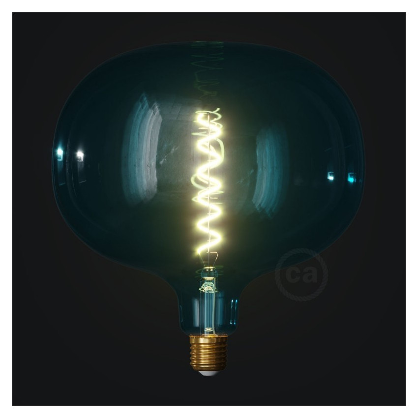 Bombilla LED E27 Regulable Filamento 4W Creative-Cables Cobble Ocean Blue Modelo ES18C220BO