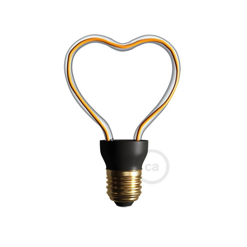 LED Lamp  E27 Dimbaar  Filament 8W Art Heart Creative-Cables Model SEG50148