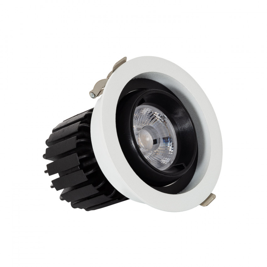 Downlight COB Richtbaar 360º Rond LED 12W Zaag maat Ø 100 mm CRI90 Expert Color No Flicker