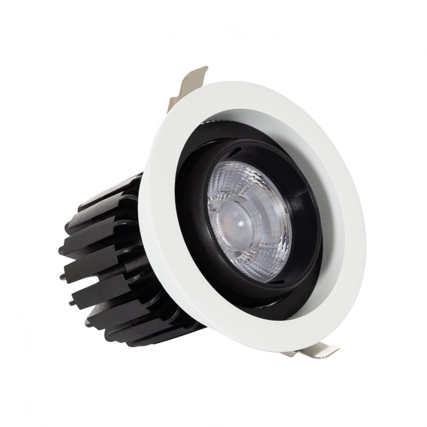 Downlight LED COB Richtbaar 360º Rond  18W Zaag maat Ø 115 mm CRI90 Expert Color No Flicker