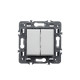 Mecanismo Interruptor Doble Unipolar 10 AX LEGRAND Valena Next 741344