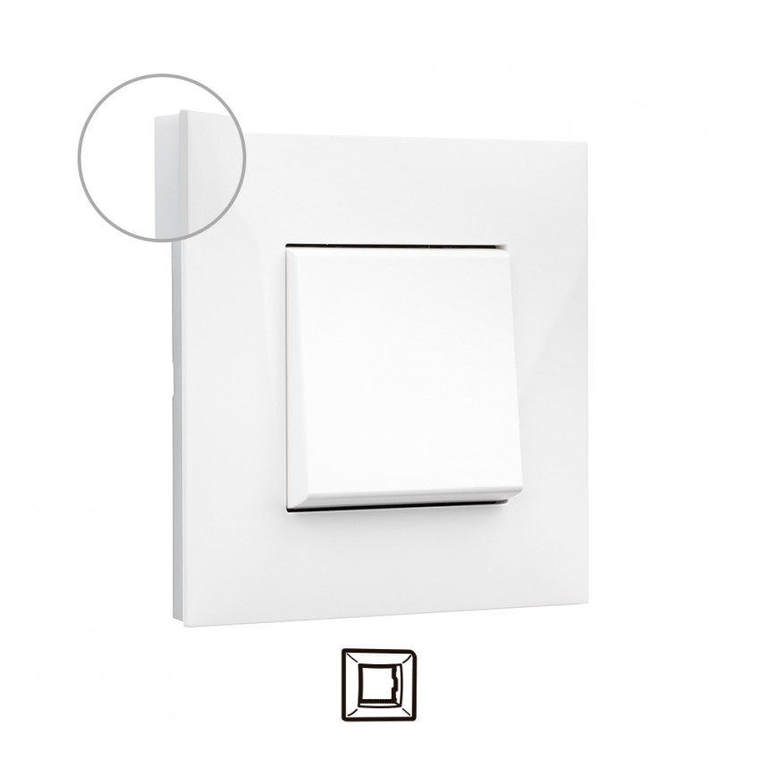 Sier Frame  1-Element Wit LEGRAND Valena Next  741001