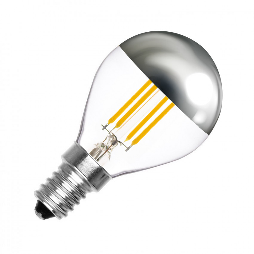 LED Lamp Filament E14 3.5W 330 lm G45 Dimbaar Reflect
