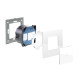 Interruptor Triple con Marco Cristal Modern