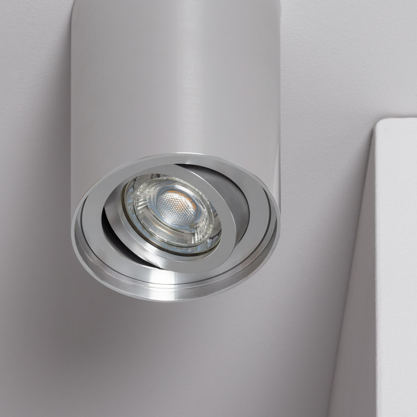 Aro Downlight Circular Blanco para Bombilla LED GU10 / GU5.3