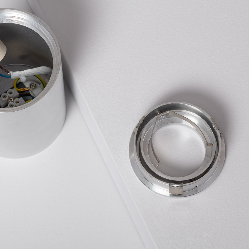 Aro Downlight Circular Blanco para Bombilla LED GU10 / GU5.3