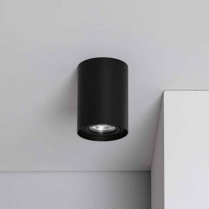 Plafondlamp  Aluminium Quartz Zwart 