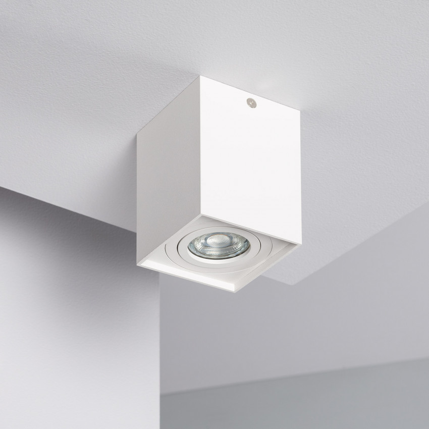 Plafondlamp  Aluminium Jaspe Wit 