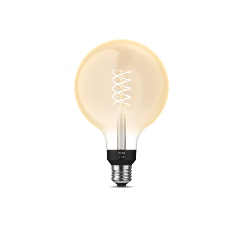 LED Lamp E27 Filament White G125 7W PHILIPS Hue